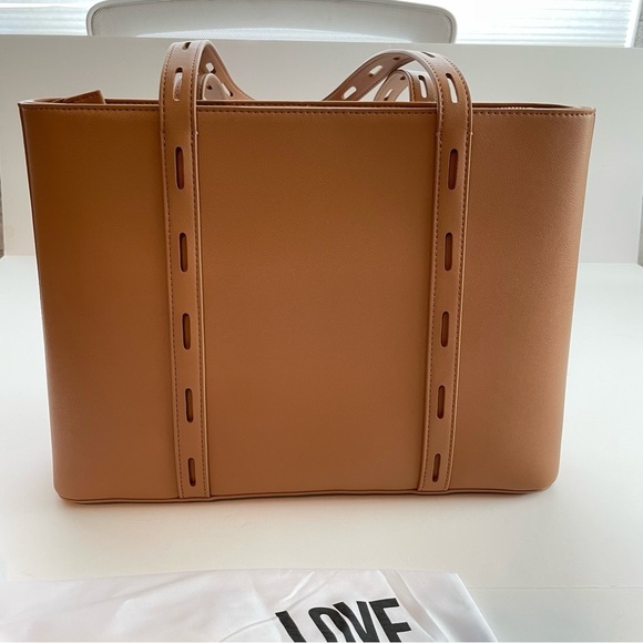 LOVE MOSCHINO Cammello Vegan Leather Tote camel Tote Tan - Picture 9 of 13